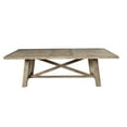 thumbnail image 3 of Alpine Furniture Newberry Extension Dining Table in Weathered Natural (Brown), 3 of 9