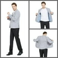 thumbnail image 4 of MAGE MALE Men's Slim Fit Blazer Jackets Casual Sport Coats, 4 of 7