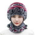 thumbnail image 5 of Winter Hat Scarf Beanie Snow Knit Skull Cap Circle Scarves for Women, 5 of 8