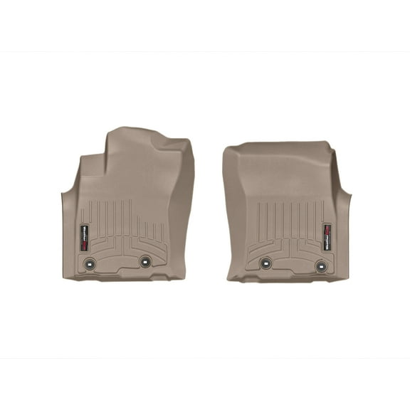 WeatherTech Custom Fit FloorLiners compatible with 4Runner, GX - 1st Row (Driver & Passenger), Tan