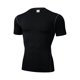 thumbnail image 5 of Ropa deportiva PRO de manga corta ajustada para entrenamiento deportivo, de secado rápido, muy elástica, transpirable, para correr, baloncesto y entrenamiento deportivo, 5 of 5