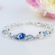 thumbnail image 3 of Pulseras para mujer, regalos para mujer Pulsera versátil de corazón de melocotón con artesanías versátiles, elegantes y frescas., 3 of 3