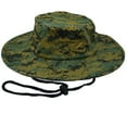 thumbnail image 3 of Glory Max Classic Cotton Wide Brim Bucket Hat Summer Outdoor Boonie Camo Green Hats, 3 of 5