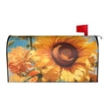 thumbnail image 2 of Haiem Sunflower Blue Sky Mailbox Covers Magnetic ,Mailbox Wraps Post Letter Box Cover for Holiday Garden Yard Decor-25.5x21 in, 2 of 9