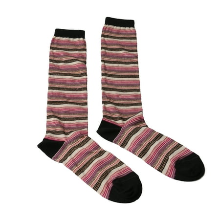 

Missoni GM00CMD5218 0002 Fuschia/Purple Striped Knee Length Socks for Womens