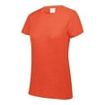 thumbnail image 2 of Augusta Sportswear B02134662 Womens Triblend Short Sleeve T-Shirt, Orange Heather - Extra Small, 2 of 2
