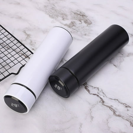 

HCfuz Insulated Water Bottle Intelligent Anti-skid Digital Display Household Wear-resistant Vacuum Thermoses for Car