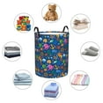 thumbnail image 3 of Lsque Sea Fish pattern Laundry Hamper Basket, Tall Woven Rope Hamper Basket for Clothes, Lightweight Storage Basket, Collapsible Waterproof-Medium, 3 of 8