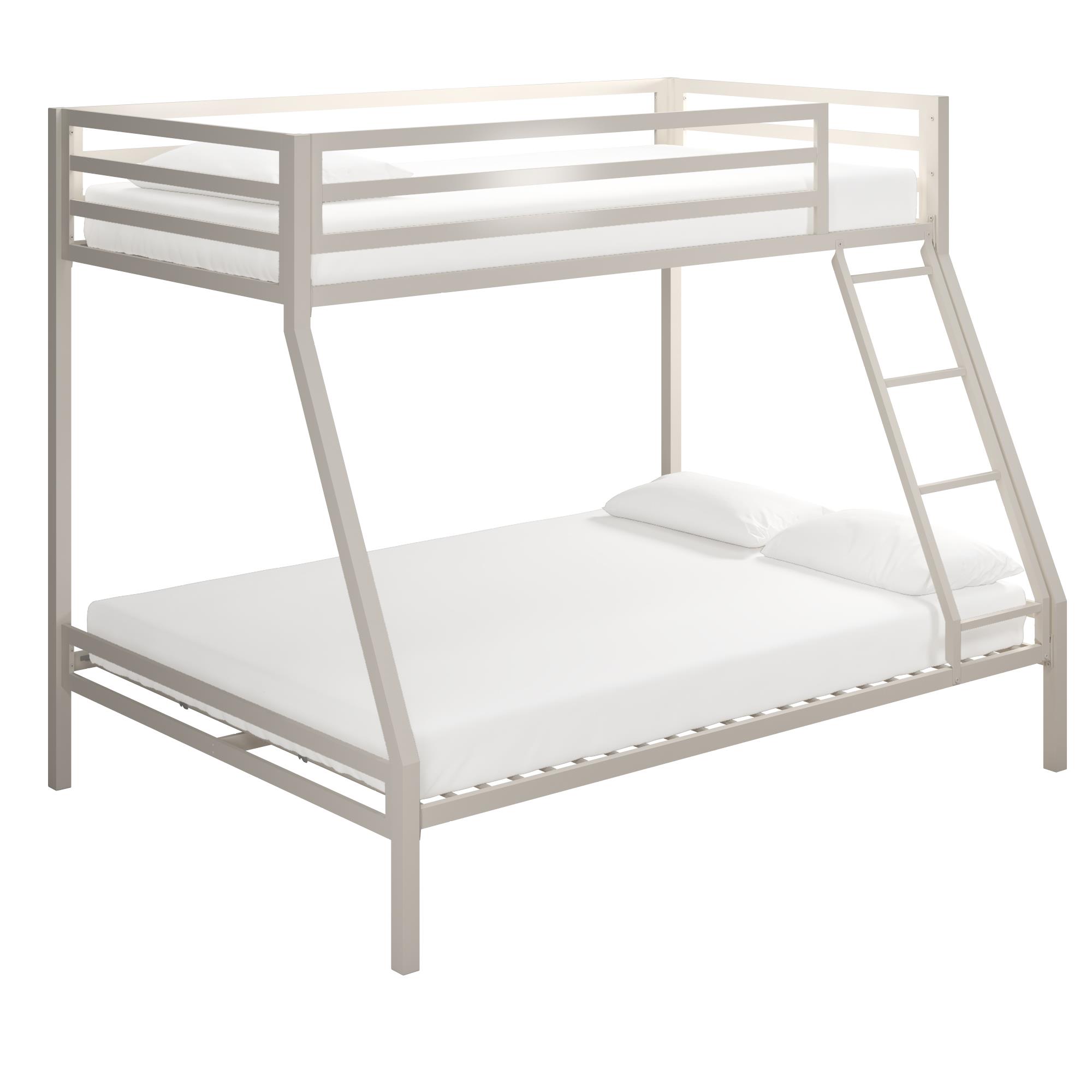 Mainstays Premium Twin over Full Metal Bunk Bed, Off White - image 2 of 13