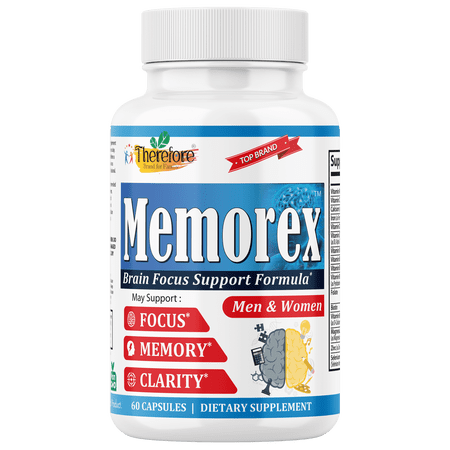 Nootropics Brain Support Supplement | Memory, Focus & Clarity Formula | DMAE, Ginkgo Biloba