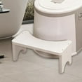 thumbnail image 6 of Kuntesetty Toilet Stool Assistance Footrest Bathroom Step Stool for Adults Elderly Kids White, 6 of 9