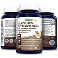 thumbnail image 4 of Suplemento NusaPure de raíz de maca negra, roja y amarilla, 20 000 mg, 180 cápsulas, 4 of 9