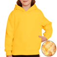 thumbnail image 4 of Hoodies for Boys Yellow Hooded Long Sleeve Pullover Hoodie Sweatshirt Fall Winter Clothes r Girls Clothes 13-14 Years Boys Girls Fashion, 4 of 8
