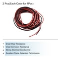 thumbnail image 3 of Cable de conexión de PVC de 22 AWG 3.0m/10ft, cable eléctrico flexible UL1007 negro rojo, diámetro de 1.5mm, 3 of 5