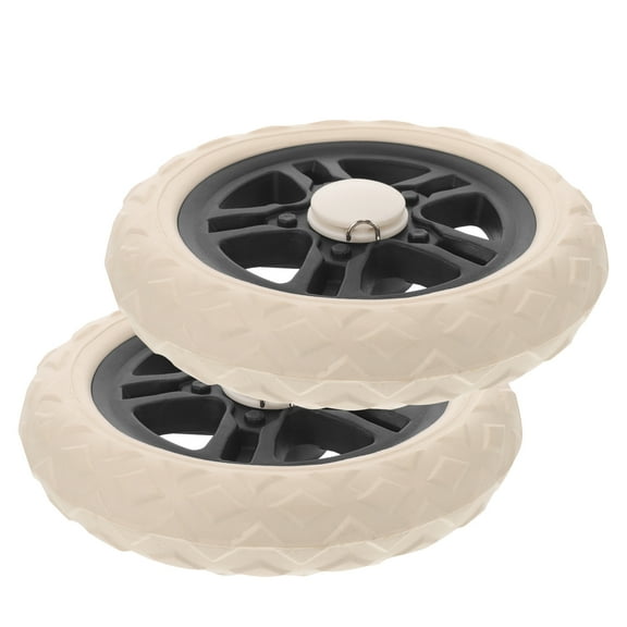 Suitcase Wheel Repair Cart Accessory Grocery Accessories Replacement Wheels Lawn Mower Elder Plastic 2 Pcs