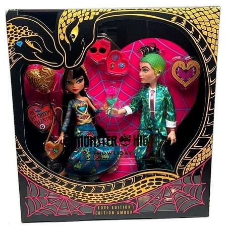 Monster High Howliday Love Edition Cleo & Deuce Doll 2-Pack