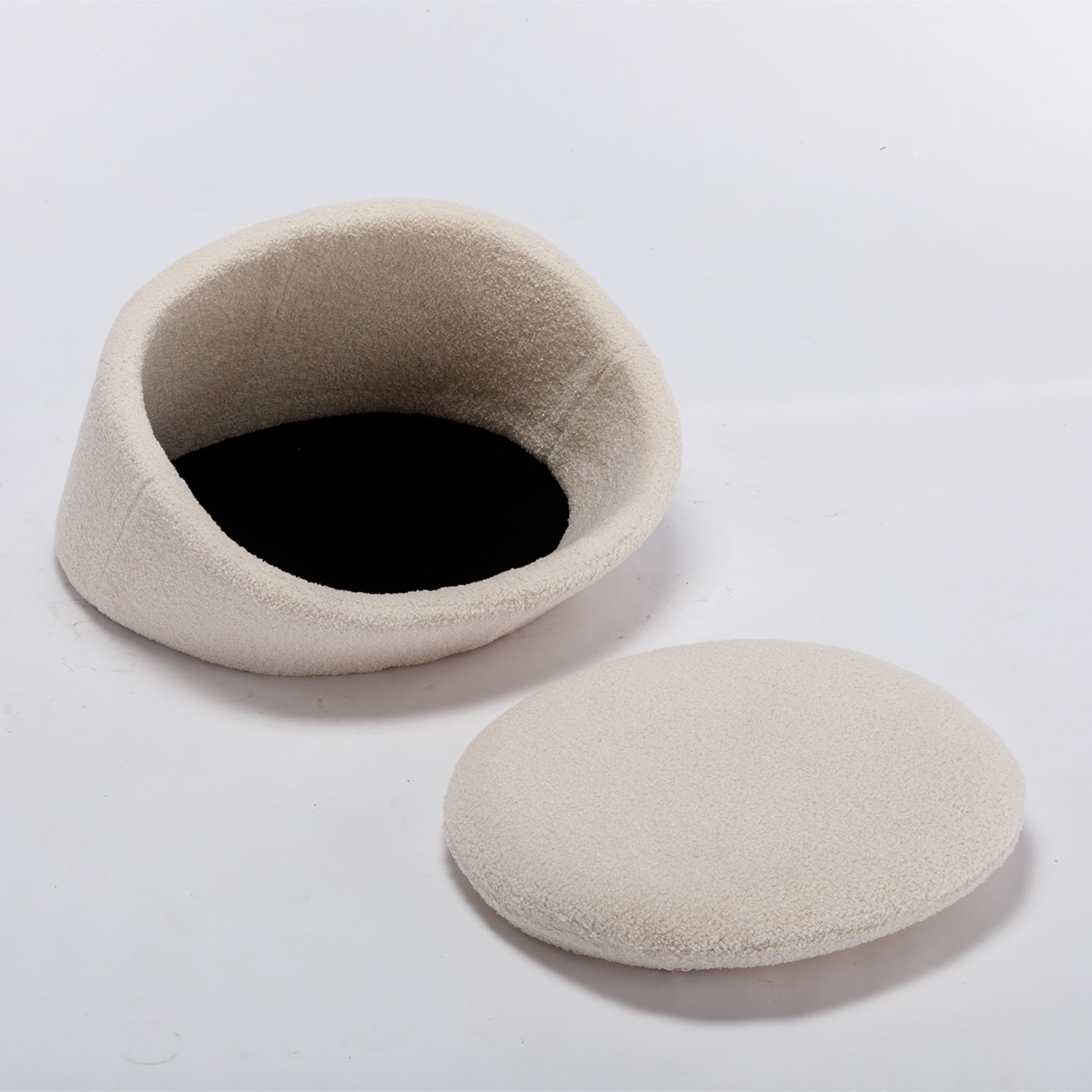 Pefilos 21" Dog Beds for Small Medium Dogs, Waterproof Memory Foam Indoor Pet Sofa Bed with Sides, Non-Slip Bottom Cat Couch Bed, Beige Pefilos 21" Dog Beds for Small Medium Dogs, Waterproof Memory Foam Indoor Pet Sofa Bed with Sides, Non-Slip Bottom Cat Couch Bed, Beige