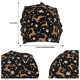 thumbnail image 2 of Gaeub Christmas Cookie Reindeer Knit Cuffed Beanie Top Level Beanie Men Women Winter Knit Caps Soft Ski Hat, 2 of 7