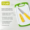 thumbnail image 3 of True Small Paring Knife Set Cutting Board for Garnishes, Fruits, Vegetables, 3 of 7