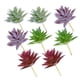 thumbnail image 1 of 8 piezas de cabezas de flores de suculentas de simulación, grandes, espinosas, pequeñas, aloe, suministros creativos de bricolaje, plantas verdes artificiales, 1 of 6