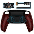 thumbnail image 5 of eXtremeRate Textured Red Remap Kit Upgrade Board Back Shell 4 Buttons for PS5 Controller BDM 010/020, 5 of 5