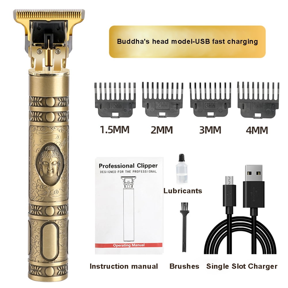 Professional Hair Clippers for Men Waterproof Electric Hair Trimmer