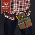 thumbnail image 7 of Style N Craft Framer's Nail and Tool Pouch in Full Grain Leather with Multiple Pockets, 7 of 7