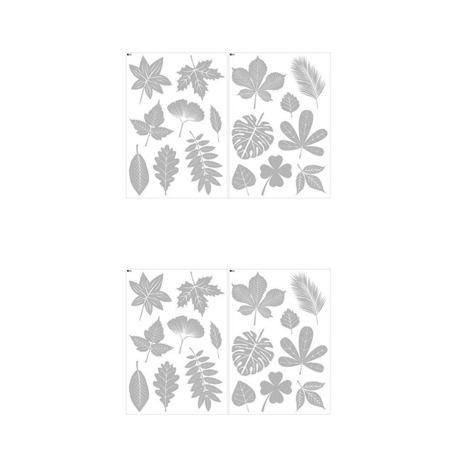 Monstrate Pegatinas de pájaros para ventana, película electrostática de prevención de golpes, calcomanías de vidrio de vinilo autoadhesivas, Type1 NO1