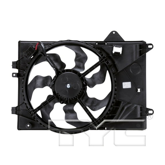 TYC 622840 Dual Radiator and Condenser Fan Assembly For 12-18 Chevrolet Sonic