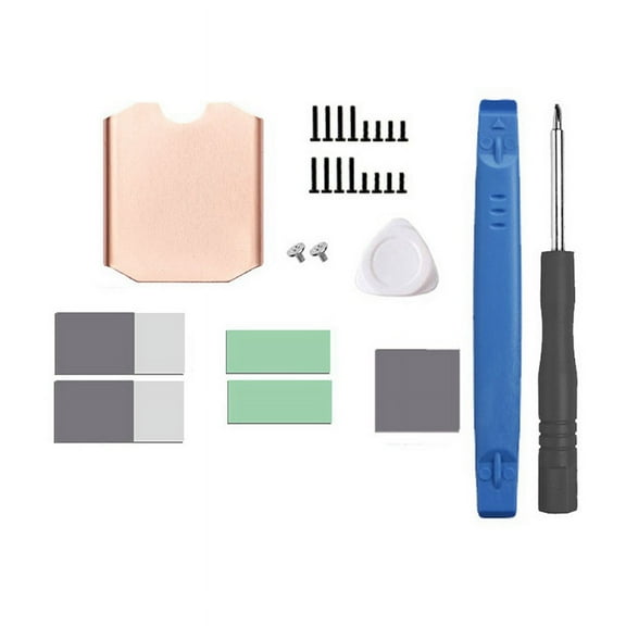 ckepdyeh M.2 2230 SSD Heatsink M2 NVMe Solid-State Hard Disk Copper Radiator for 2230 SSD Heat Sink Game Console Thermal Pad,B