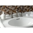 thumbnail image 2 of Kingston Brass KB7968ACL American Classic Widespread Bathroom Faucet with Pop-Up Drain, Brushed Nickel, 2 of 8