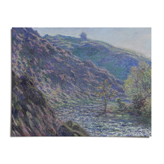 The Petite Creuse River - Claude Monet - 8x10 - Wall Art Print - UNFRAMED
