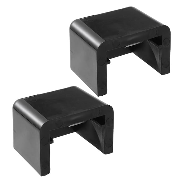 Unique Bargains 2 Pcs Hood Bumper Bushing Hood Bumper Channel Slide for Peterbilt 365 for Peterbilt 367 Black