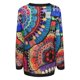 thumbnail image 5 of Chaquetas para mujer, chaqueta de entrenamiento diario para vacaciones, cárdigan de otoño e invierno, abrigo de punto abierto, Top informal de manga larga con estampado Floral Odeerbi ODB-3, 5 of 9