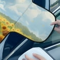 thumbnail image 4 of FORUDESIGNS Horse Sunflower Print Car Windshield Cover for Ice and Snow, Auto Frost Removal Wiper Protector, All Weather Waterproof Sunshade Snow Cover Fits Most SUVs Trucks, 4 of 6