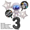 thumbnail image 1 of Vajilla desechable con temática del espacio exterior para fiesta de cumpleaños, platos, vasos, mantel, Bandera de astronauta, suministros para Baby shower, 1 of 4