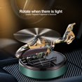 thumbnail image 1 of LNGOOR Solar-Powered Helicopter Car Air Freshener - Rotating Aromatherapy Diffuser Ornament - Elevate Your Automotive Decor with Refreshing Fragrances, 1 of 9