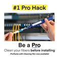 thumbnail image 4 of SpeedaLite 12-Pack - 0.5M UNC LC to LC Fiber Patch Cable OM4 with LC Cleaner Pen, LCLC, Multimode, Multi Mode, Fiber Optic Cable, 0.5 Meter, by UNC Group, 4 of 4