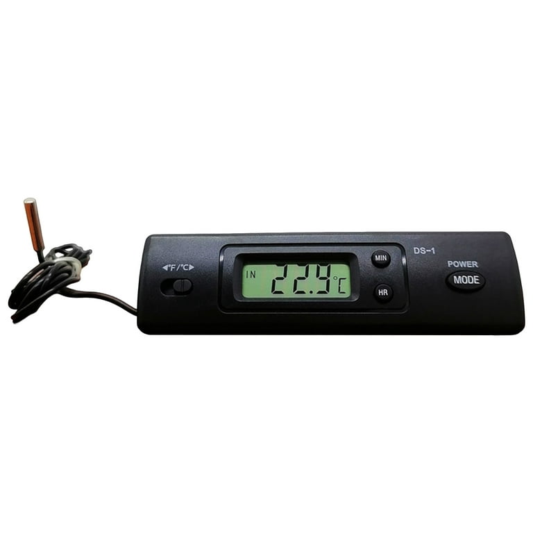 IS Digital Thermometer, Car Auto Temperature Gauge Sensor, DC 4-28V  Fahrenheit