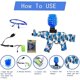 thumbnail image 2 of Ak47 Mp5 Electric Pistol Splatter Gel Ball Blaster Water Beads Paintball For Children Outdoor Activities Shooting Team Game Toys zhangyuxiang LED, 2 of 2