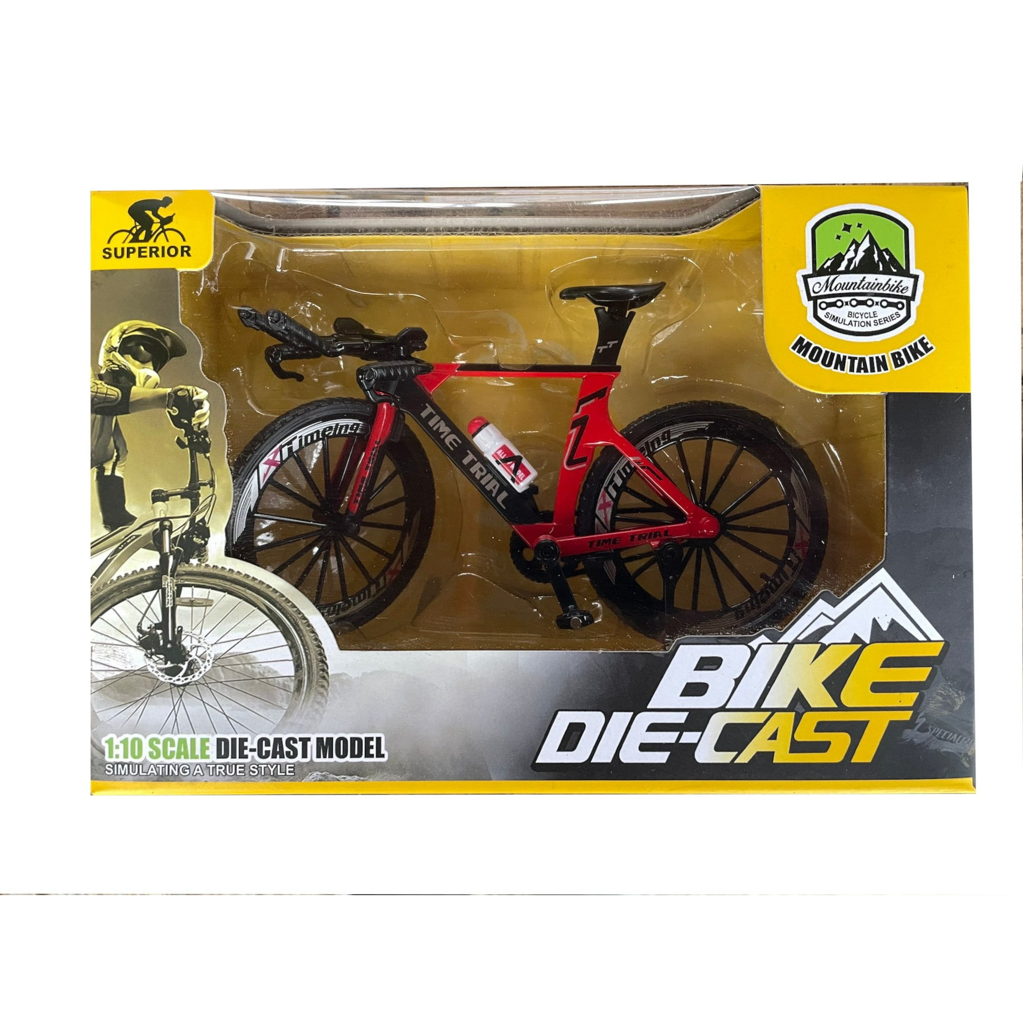 Bicicleta ruta escala 1 10 roja coleccionable Pellitos Lider.cl