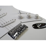 Zenison White Double Neck Electric Guitar White 12 String & 6 String Body Maple