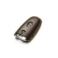 thumbnail image 4 of Vitodeco Genuine Leather Smart Key Fob Case Cover Compatible with Hyundai IONIQ 5, IONIQ 2022 - 2024 (8-Button, Brown), 4 of 6