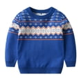 thumbnail image 2 of Godderr Baby Kids Sweaters for Boys Fall Winter Pullover Knit Sweater Toddler Soft Casual Jumper Crew Neck Bottoming Shirt for 2-8Y, 2 of 6