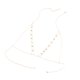 thumbnail image 4 of Collar de cadena para sujetador de bikini con cristales brillantes, traje de baño, arnés de moda, joyería corporal Oro, 4 of 9