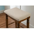 thumbnail image 4 of Linon Martha 30" Backless Bar Stool, Walnut/Natural, 4 of 9