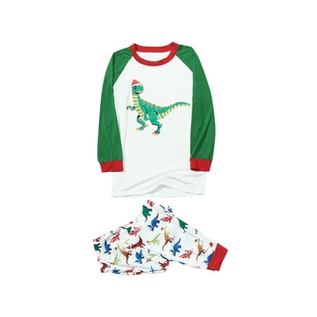 

Canrulo Christmas Family Matching Pajamas Set Adult Kids Baby Elf Letter Print Tops+Plaids Pants Sleepwear Set