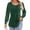 Green, variant on Weardear Women's Long Puff Sleeve Tunic Tops Pleated Crew Neck Blouses Dressy Casual Fall Blouses