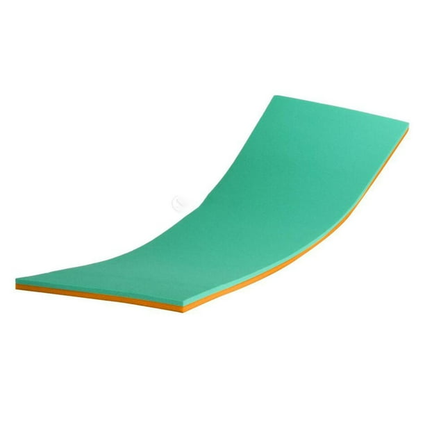 Colchoneta flotante para agua, colchón flotante, colchón flotante para piscina, río 110 cm x 40 cm x 22 cm