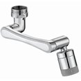 thumbnail image 1 of GrouopM sink faucet, universal 1080-degree lifting anti-splash water nozzle, bathroom face washing rotating extension robot arm, 1 of 3